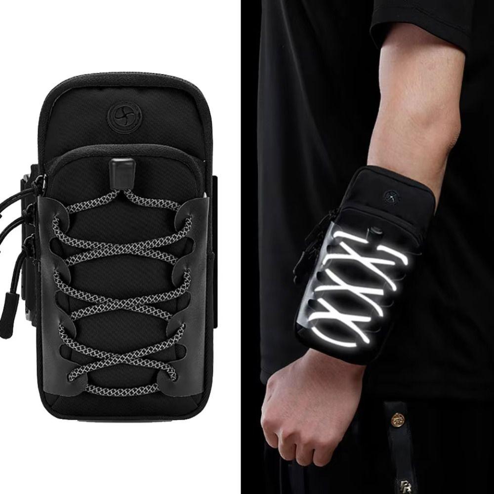 Adjustable Running Phone Bag Waterproof Sports Arm Bag Running Wrist Bag Wrist Phone Bag Cycling чорний
Adjustable Running Phone Bag Waterproof Sports Arm Bag Running Wrist Bag Wrist Phone Bag Cycling чорний