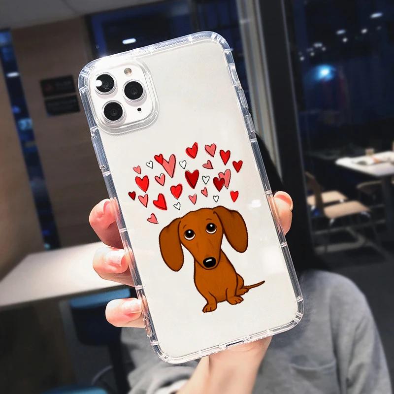 Cute Cartoon Sausage Dog Phone Case for iPhone 17 16 15 14 13 12 11 Pro Max Mini SE 7 Plus Animal Transparent Soft Shell Fundas iPhone 14 Pro
Cute Cartoon Sausage Dog Phone Case for iPhone 17 16 15 14 13 12 11 Pro Max Mini SE 7 Plus Animal Transparent Soft Shell Fundas iPhone 14 Pro