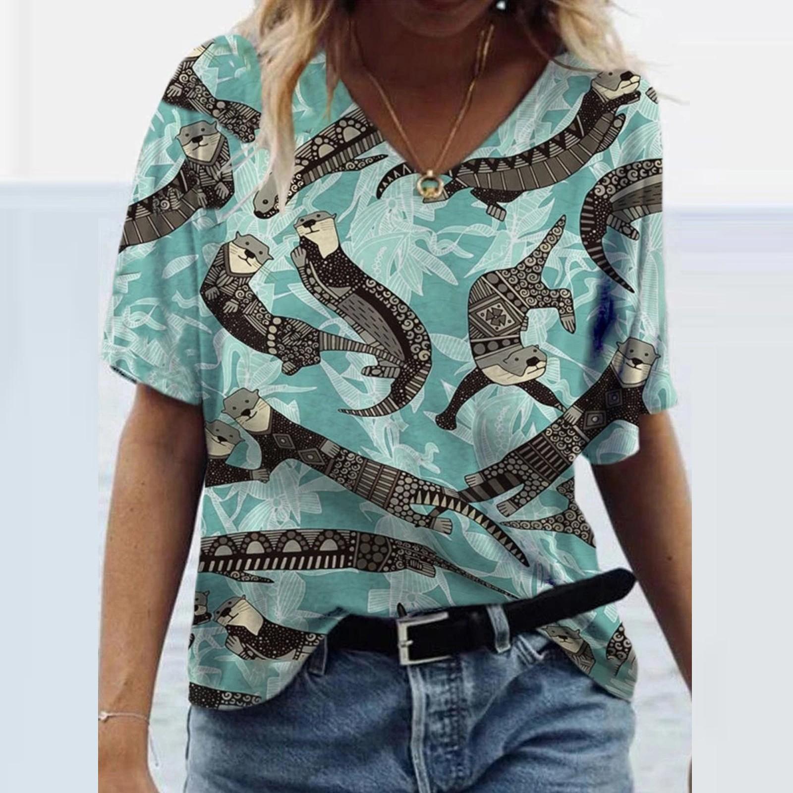 Fashion Women s Summer Printed Short Sleeve -Neck T-Shirt Casual Tee Tops XXXL синій
Fashion Women s Summer Printed Short Sleeve -Neck T-Shirt Casual Tee Tops XXXL синій