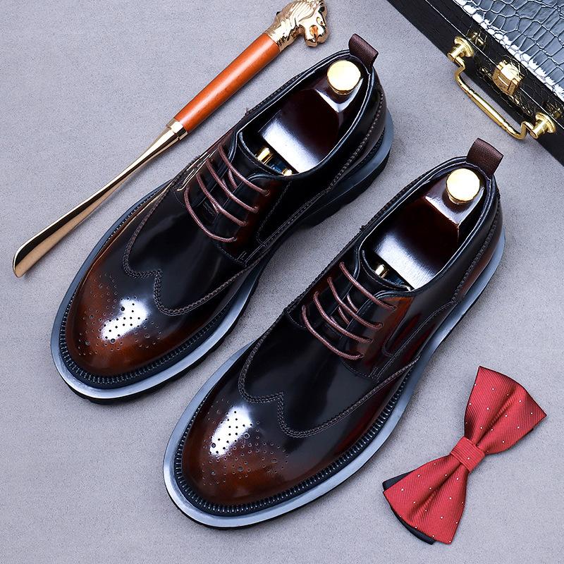 Мужские туфли ручной работы из натуральной кожи класса люкс 2024 года, модные новые британские трендовые броги, свадебные деловые туфли для мужчин 7
Мужские туфли ручной работы из натуральной кожи класса люкс 2024 года, модные новые британские трендовые броги, свадебные деловые туфли для мужчин 7