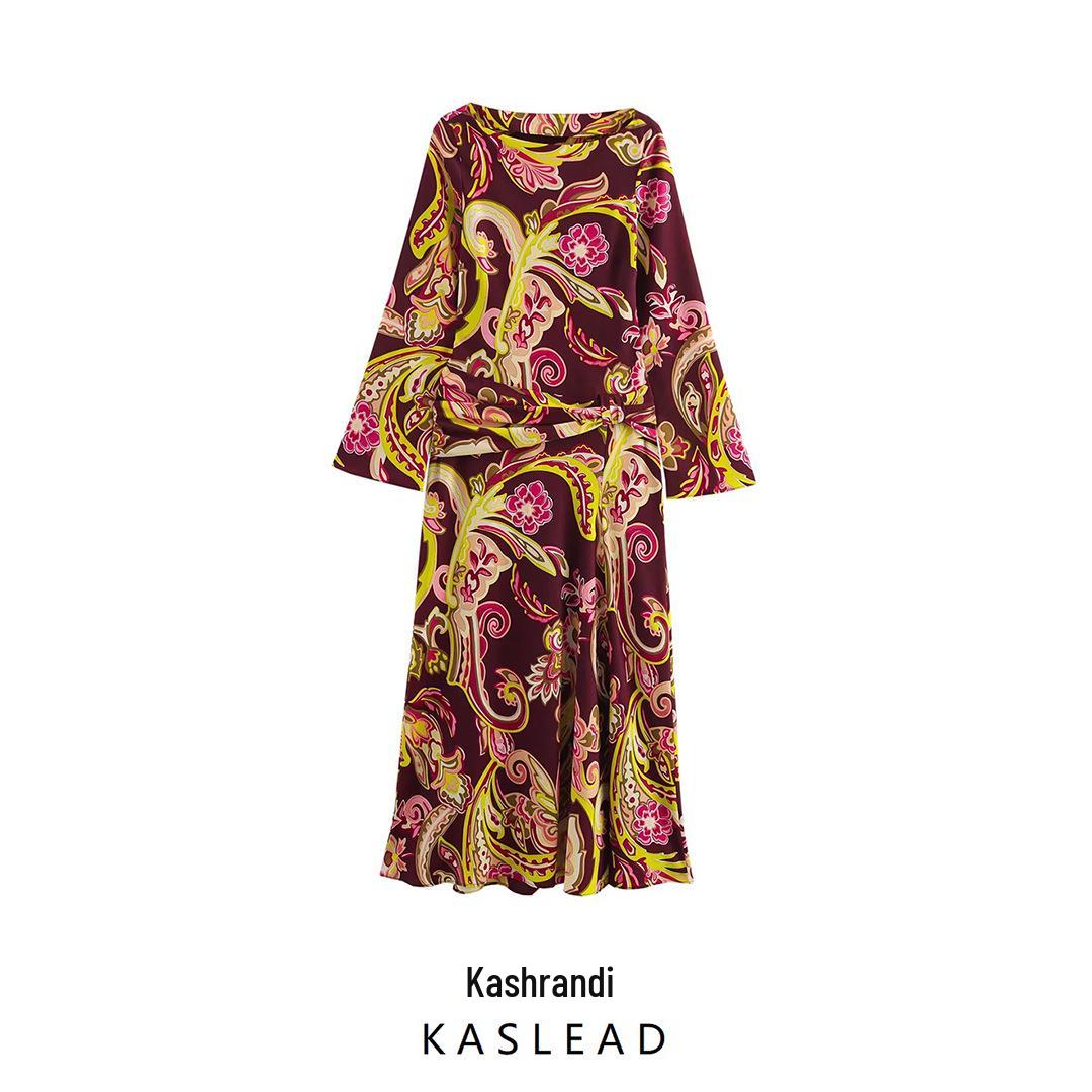 2025 Spring Women s European & American Fashion Print Long Sleeve Midi Dress Large
2025 Spring Women s European & American Fashion Print Long Sleeve Midi Dress Large