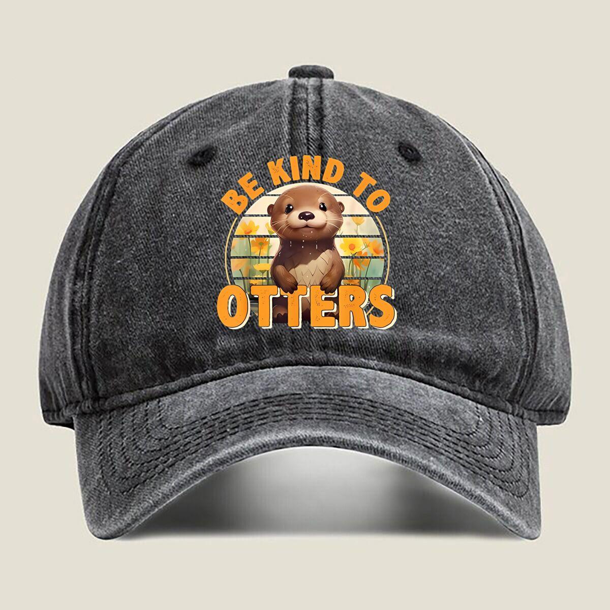 Be Kind to Otters Fashion Washed Baseball Cap Hat Outdoor Activities One Size чёрный
Be Kind to Otters Fashion Washed Baseball Cap Hat Outdoor Activities One Size чёрный