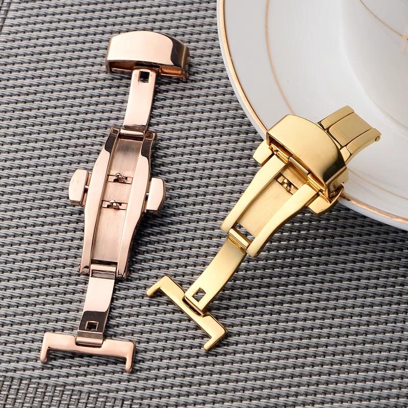 Stainless Steel Double Push Butterfly Buckle Watch Band Accessories Bright Silver 10mm
Stainless Steel Double Push Butterfly Buckle Watch Band Accessories Bright Silver 10mm