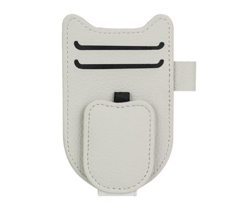 Cat Ear Sun Visor Organizer - Microfiber Leather Car Accessory, Multi Clip for Glasses/Cards/Pens, Compact Durable Zipper Holder
Cat Ear Sun Visor Organizer - Microfiber Leather Car Accessory, Multi Clip for Glasses/Cards/Pens, Compact Durable Zipper Holder