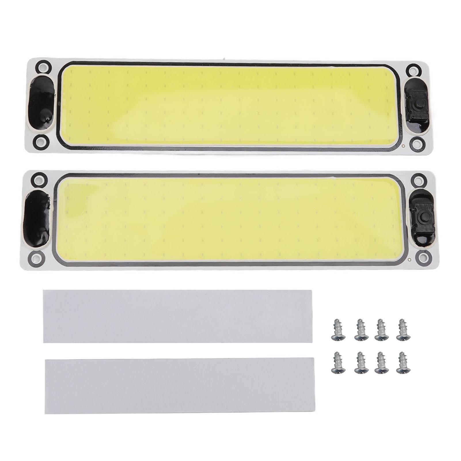 2 Pcs Car Interior Reading Light 108COBs 32W 600lm 6000K LED Panel Dome Light IP54 Auto Ceiling
2 Pcs Car Interior Reading Light 108COBs 32W 600lm 6000K LED Panel Dome Light IP54 Auto Ceiling