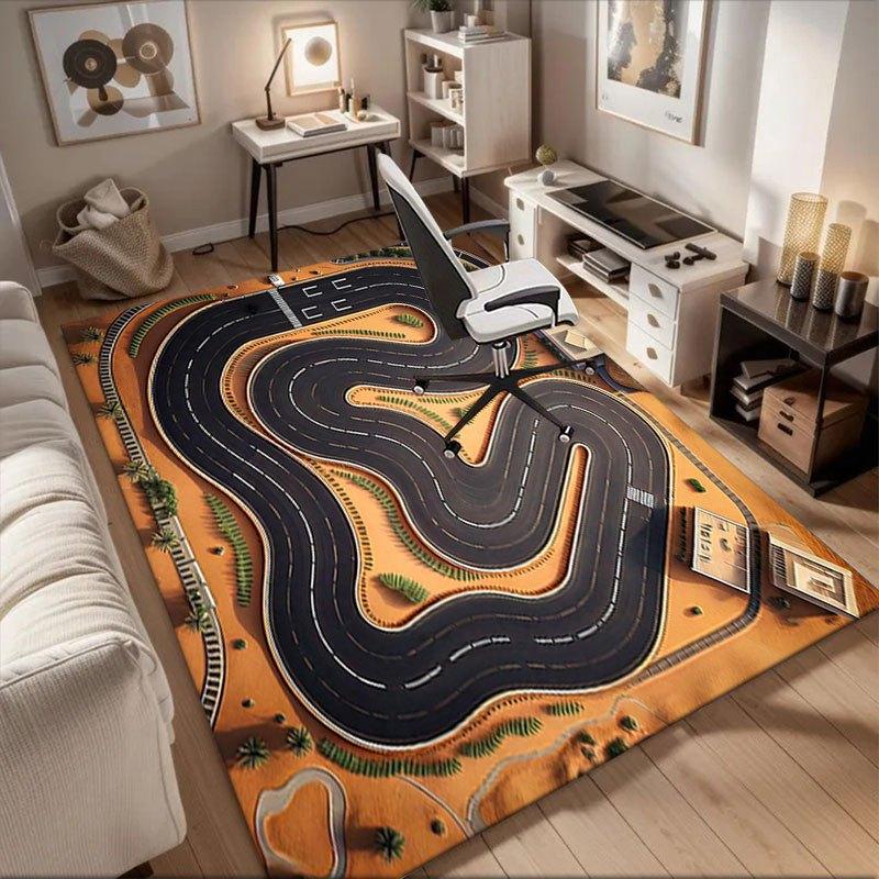 Desert Raceway: Aerial View of an Adventure Course Office Mat Perfect for Home Decor Office Desk Chair Rugs Chair Carpet for office Polyest 60cm by 90cm
Desert Raceway: Aerial View of an Adventure Course Office Mat Perfect for Home Decor Office Desk Chair Rugs Chair Carpet for office Polyest 60cm by 90cm