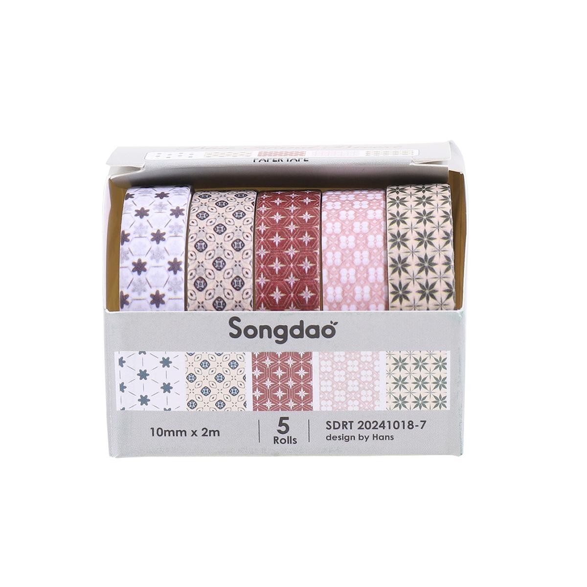 5 Roll/Box Vintage Flower Grid Washi Tape Masking Tape Decor Stickers for Journal Scrapbook Album Phone Case Cup Decoration
5 Roll/Box Vintage Flower Grid Washi Tape Masking Tape Decor Stickers for Journal Scrapbook Album Phone Case Cup Decoration