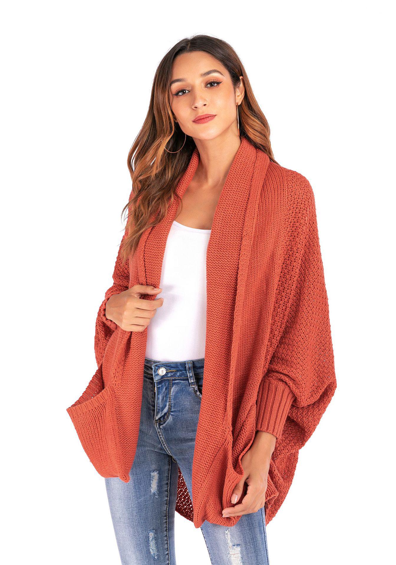 2026 Winter European & American Batwing Sleeve Knit Cardigan Sweater Coat S
2026 Winter European & American Batwing Sleeve Knit Cardigan Sweater Coat S