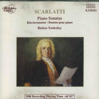 CD BALAZS SZOKOLAY - Scarlatti Piano Sonatas Selection 8330252 GOLDEN CLASSICS Germany Classical Used
CD BALAZS SZOKOLAY - Scarlatti Piano Sonatas Selection 8330252 GOLDEN CLASSICS Germany Classical Used