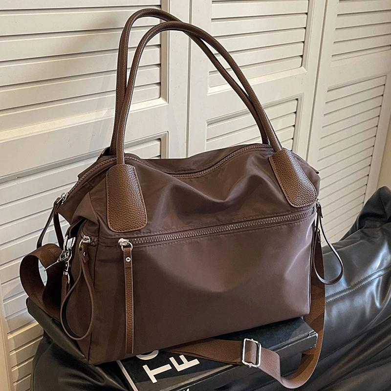 Vintage Nylon Women Shoulder Bag Large Capacity Waterproof Shoulder Bag Daily Commuting Handbag Travel Totes Bags Female Purses
Vintage Nylon Women Shoulder Bag Large Capacity Waterproof Shoulder Bag Daily Commuting Handbag Travel Totes Bags Female Purses