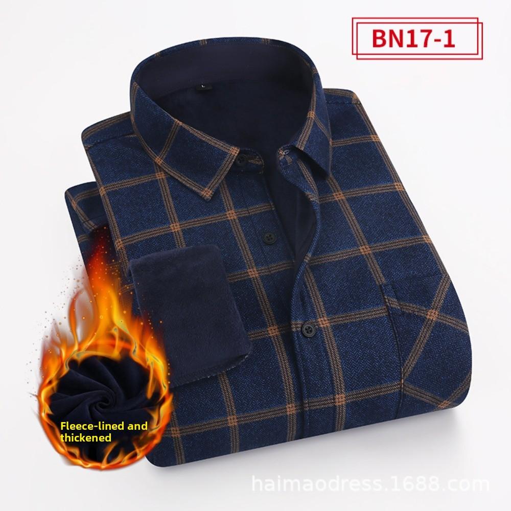 New Autumn/Winter Men s Shirts: Checked, Fleece-Lined, Thickened Shirts – Warm, Business and Casual Outerwear for Men S
New Autumn/Winter Men s Shirts: Checked, Fleece-Lined, Thickened Shirts – Warm, Business and Casual Outerwear for Men S