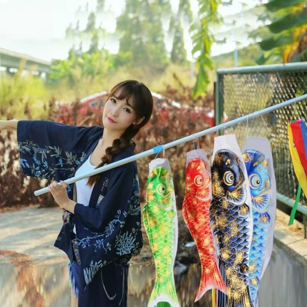 Colorful Japanese Carp Flags Cartoon Fish Flag Creative Carp Windsock Home Decoration Style 1
Colorful Japanese Carp Flags Cartoon Fish Flag Creative Carp Windsock Home Decoration Style 1