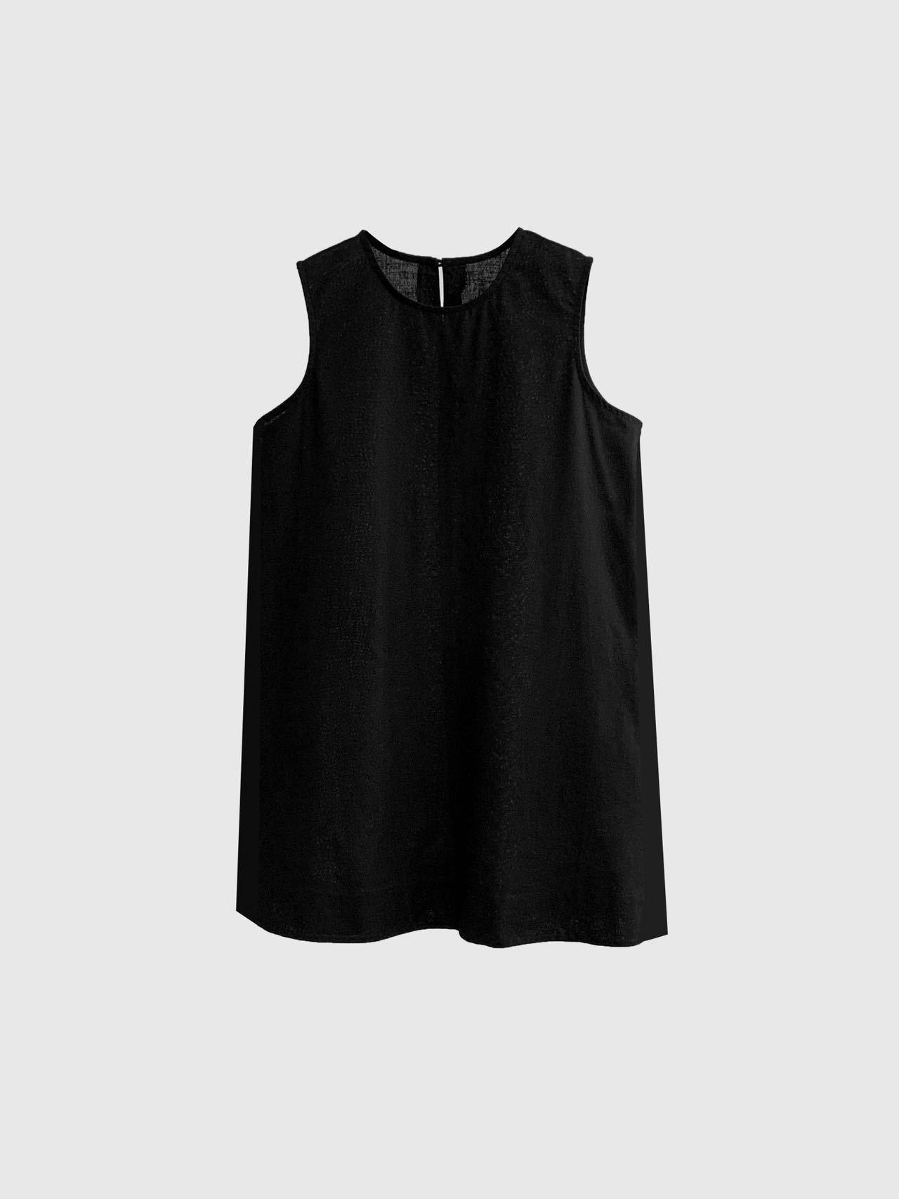 Breathable Linen Drapey A-line Midi Dress – Solid Color, Round Neck, Sleeveless, Perfect for Seaside Vacations Large чорний
Breathable Linen Drapey A-line Midi Dress – Solid Color, Round Neck, Sleeveless, Perfect for Seaside Vacations Large чорний