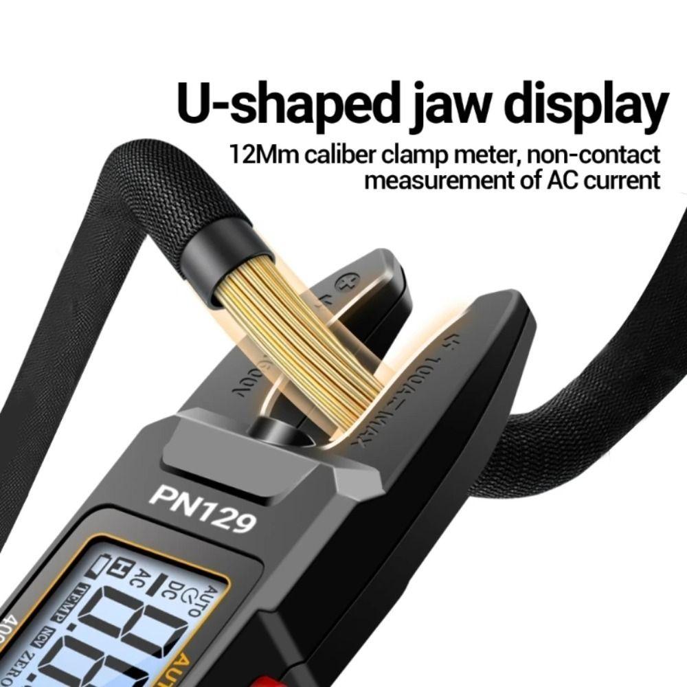 Intelligent Electrical Clamp Tester Digital Capacitance Resistance Testers Clamp Meter Home Use чорний
Intelligent Electrical Clamp Tester Digital Capacitance Resistance Testers Clamp Meter Home Use чорний