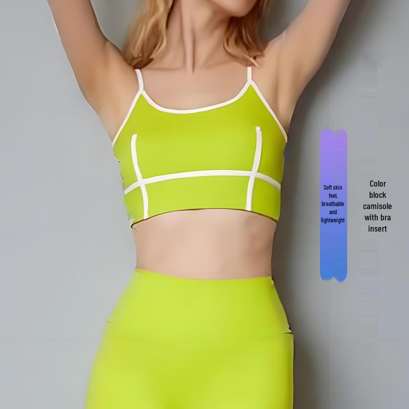 Geometric Color Block Yoga Set: Slimming Nude Feeling Sports Bra & Fitness Pants Large
Geometric Color Block Yoga Set: Slimming Nude Feeling Sports Bra & Fitness Pants Large