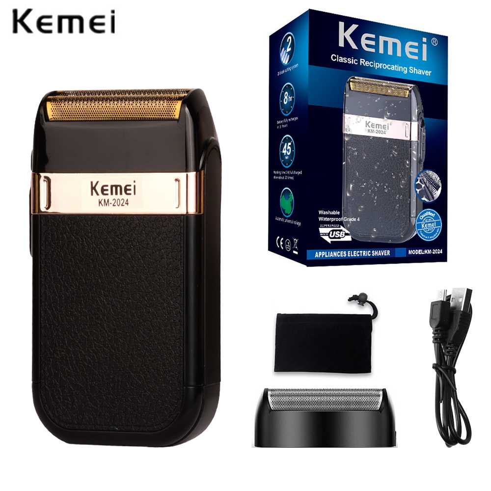 Kemei KM-2024 Аккумуляторная бритва Мужская моющаяся электробритва Станок для бритья бороды Электрическая бритва для лысины с дополнительной сеткой
Kemei KM-2024 Аккумуляторная бритва Мужская моющаяся электробритва Станок для бритья бороды Электрическая бритва для лысины с дополнительной сеткой