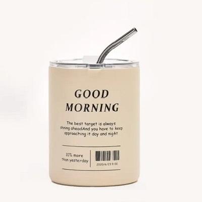 320ml Reusable Coffee Tumbler Cup Double Wall Stainless Steel Vacuum Insulated Travel Mug with Straw Hot and Cold Mug Coffeeware 320ml бежевий
320ml Reusable Coffee Tumbler Cup Double Wall Stainless Steel Vacuum Insulated Travel Mug with Straw Hot and Cold Mug Coffeeware 320ml бежевий