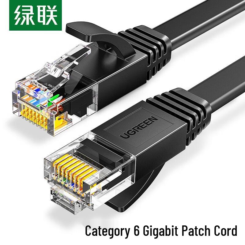UGREEN Cat6 Gigabit Flat Ethernet Patch Cable
UGREEN Cat6 Gigabit Flat Ethernet Patch Cable