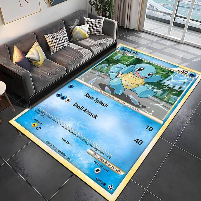 Pokemon Cards Squirtle Print Rug Carpet for Living Room Children s Bedroom Mat Sofa Doormat Floor Rug Home Decor Anti Slip Mat 40x60cm (16x24in)
Pokemon Cards Squirtle Print Rug Carpet for Living Room Children s Bedroom Mat Sofa Doormat Floor Rug Home Decor Anti Slip Mat 40x60cm (16x24in)