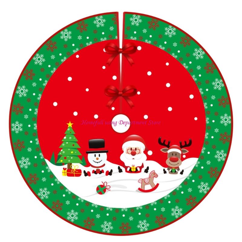 Christmas Tree Skirt Snowman Snowflake Print Christmas Tree Base Covers 35Inch for Winter Holiday Party Decoration
Christmas Tree Skirt Snowman Snowflake Print Christmas Tree Base Covers 35Inch for Winter Holiday Party Decoration