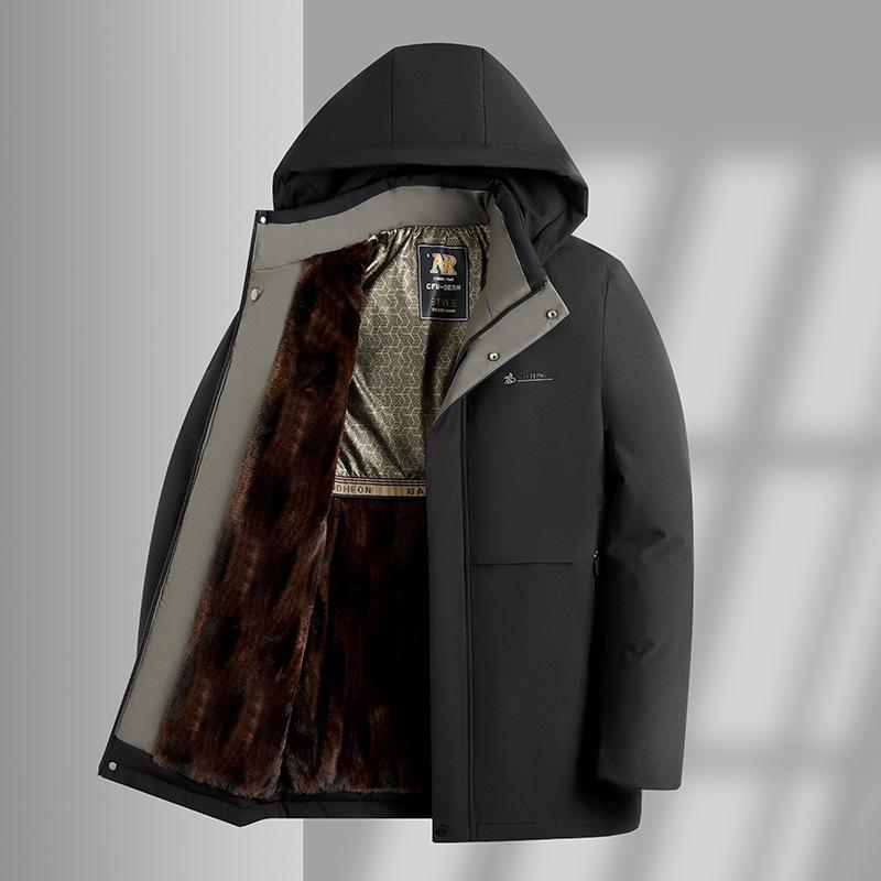 Чоловіча куртка знімним капюшоном, стьобана, на підкладці, потовщена, з пухової бавовни--Тепла та холодна, ділова повсякденна, для вулиці, легка, пухнаста, м яка куртка 2XL чорний
Чоловіча куртка знімним капюшоном, стьобана, на підкладці, потовщена, з пухової бавовни--Тепла та холодна, ділова повсякденна, для вулиці, легка, пухнаста, м яка куртка 2XL чорний