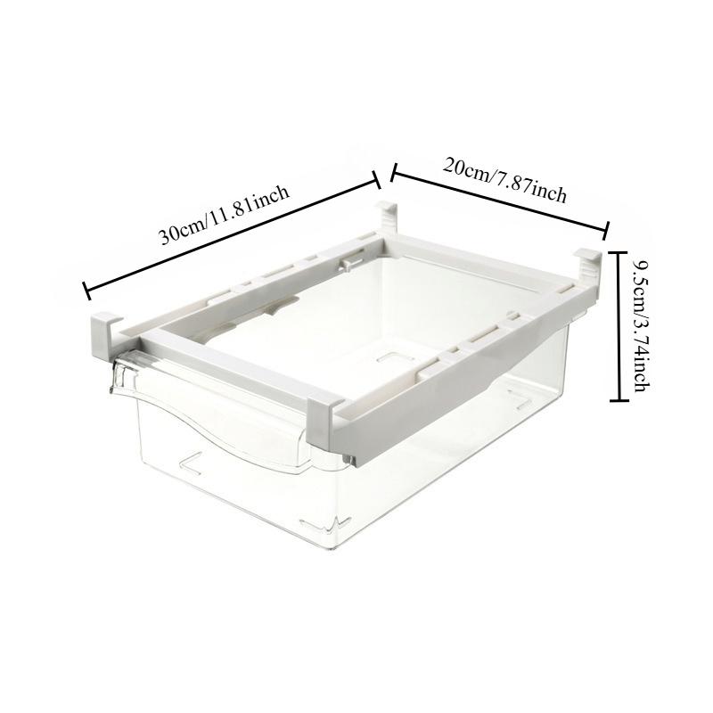 1/2 Adjustable Plastic Fridge Drawer Organizer - Clear Pull-Out Shelf for Storing Fruit Vegetables Seafoodridge Storage Box
1/2 Adjustable Plastic Fridge Drawer Organizer - Clear Pull-Out Shelf for Storing Fruit Vegetables Seafoodridge Storage Box