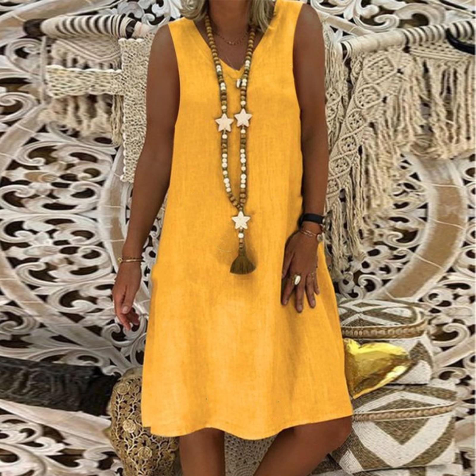 Women s Casual And Fashionable Solid-color Dress XL жовтий
Women s Casual And Fashionable Solid-color Dress XL жовтий