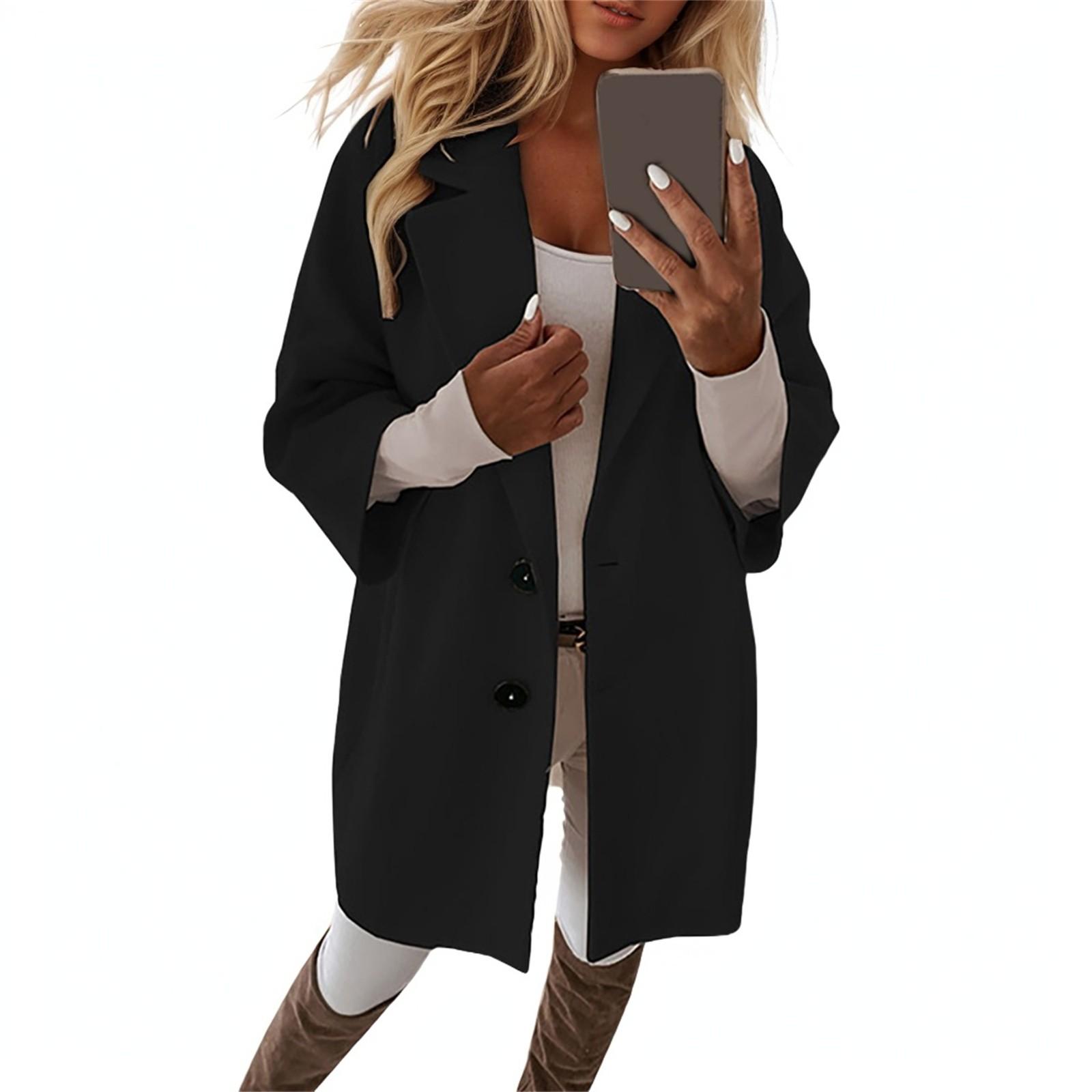 Женское модное универсальное твидовое пальто, однотонный однобортный пиджак с опущенными плечами и рукавом семь четвертей XXL чёрный
Женское модное универсальное твидовое пальто, однотонный однобортный пиджак с опущенными плечами и рукавом семь четвертей XXL чёрный