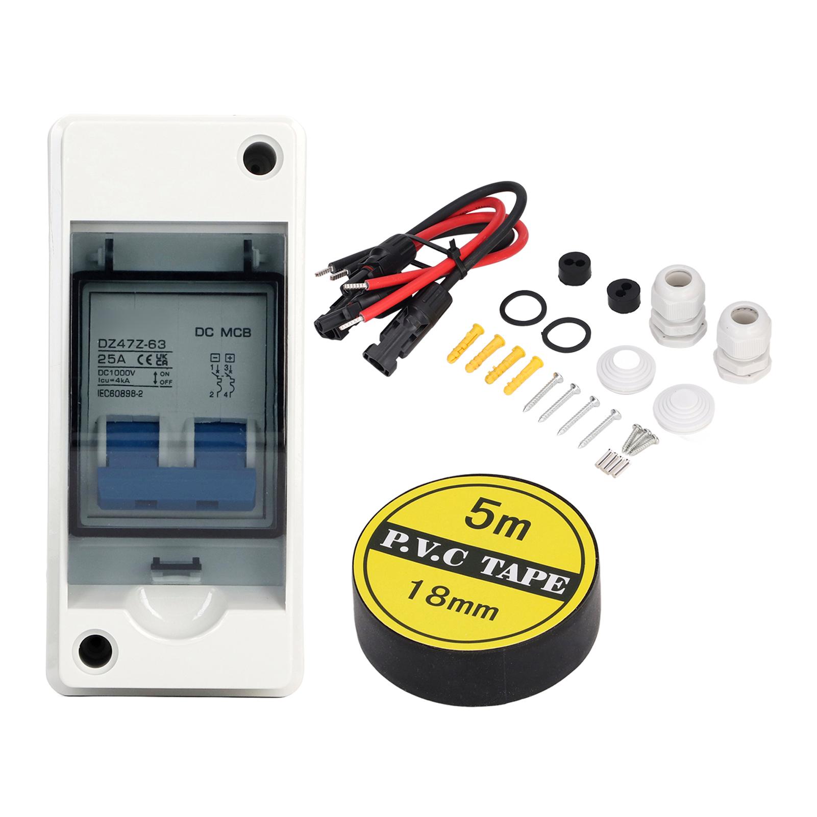 Мініатюрний автоматичний вимикач постійного струму 25A IP65 Водонепроникний прозорий вимикач із кришкою для сонячної енергії
Мініатюрний автоматичний вимикач постійного струму 25A IP65 Водонепроникний прозорий вимикач із кришкою для сонячної енергії