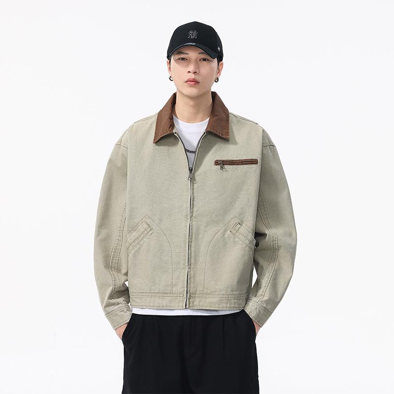 Men s American Barn Color Block Lapel Workwear Jacket - 2025 Autumn Collection L fits 115-135 jin хакі
Men s American Barn Color Block Lapel Workwear Jacket - 2025 Autumn Collection L fits 115-135 jin хакі