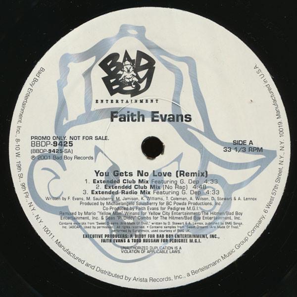 12-дюймовая пластинка FAITH EVANS - You Gets No Love (Ремикс) / Я Люблю Y BBDP9425 Плохой Парень Развлечения 2001 США Рэп и Хип-Хоп/R&B Б/У
12-дюймовая пластинка FAITH EVANS - You Gets No Love (Ремикс) / Я Люблю Y BBDP9425 Плохой Парень Развлечения 2001 США Рэп и Хип-Хоп/R&B Б/У