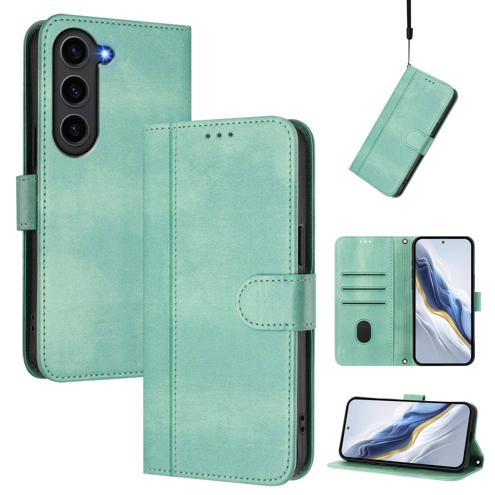 For Samsung Galaxy S23 Cases Wallet Stand Retro Texture Leather Phone Cover with Lanyard Light Purple
For Samsung Galaxy S23 Cases Wallet Stand Retro Texture Leather Phone Cover with Lanyard Light Purple