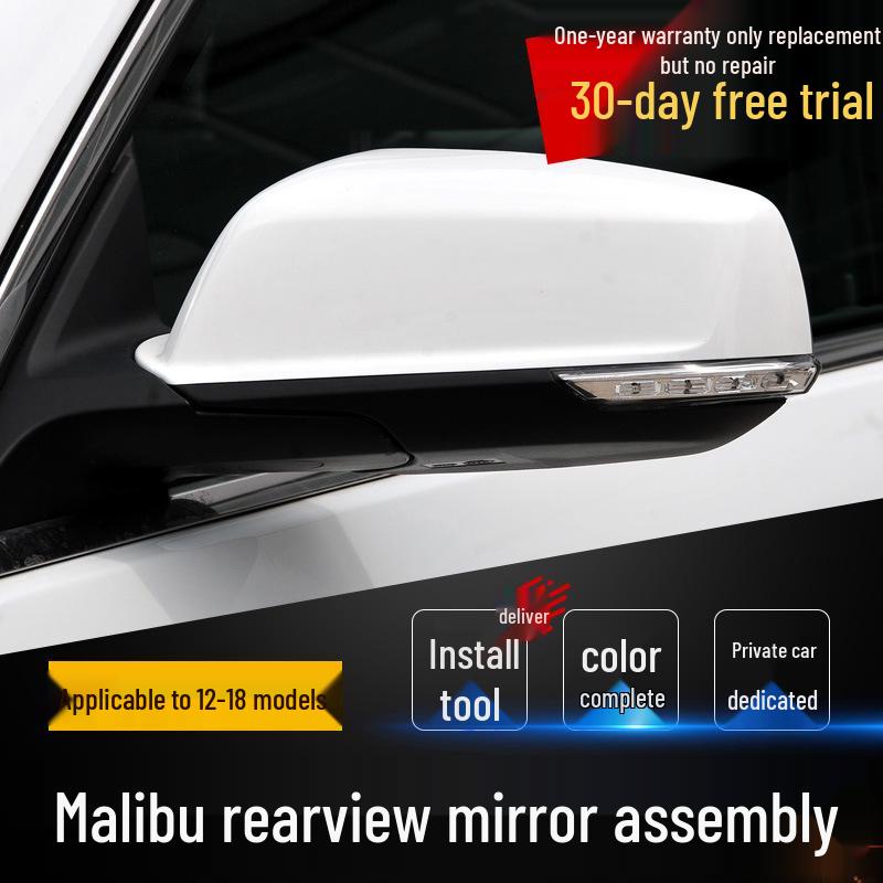 Compatible Rearview Mirror Cover for 2012-2018 Chevrolet Malibu: Left/Right Anti-Glare Reflective Shell Assembly 7-Line Unpainted Driver (Left)
Compatible Rearview Mirror Cover for 2012-2018 Chevrolet Malibu: Left/Right Anti-Glare Reflective Shell Assembly 7-Line Unpainted Driver (Left)