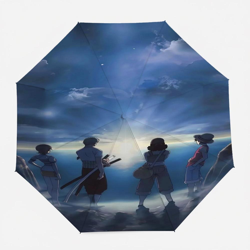 One Piece Straw Hat Crew Luffy Zoro Nami Usopp Watching Ocean Sunrise Cliffside Anime Art Automatic Folding Umbrella Windproof W (as the picture,Iron&8K)
One Piece Straw Hat Crew Luffy Zoro Nami Usopp Watching Ocean Sunrise Cliffside Anime Art Automatic Folding Umbrella Windproof W (as the picture,Iron&8K)