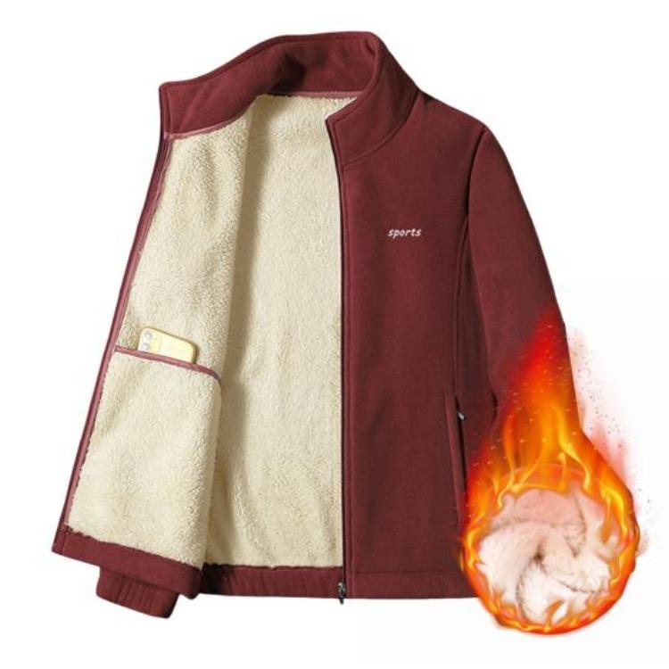 Warm Winter Coat Men Jacket Stand Collar Long Sleeve Thickened Velvet Lined Cotton Jacket with Pockets Zipper Placket 3XL червоний
Warm Winter Coat Men Jacket Stand Collar Long Sleeve Thickened Velvet Lined Cotton Jacket with Pockets Zipper Placket 3XL червоний