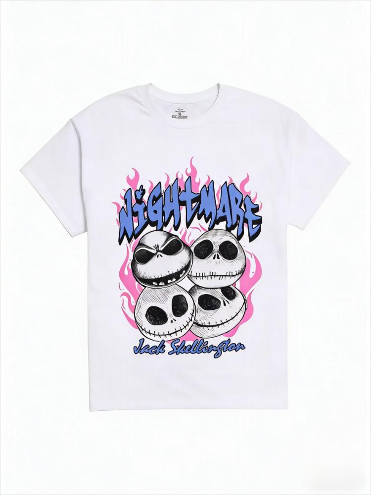 Genuine 2026 Nightmare Before Christmas Jack Heads Flame Pattern High Quality Womens TShirt Loose Short Sleeve S
Genuine 2026 Nightmare Before Christmas Jack Heads Flame Pattern High Quality Womens TShirt Loose Short Sleeve S