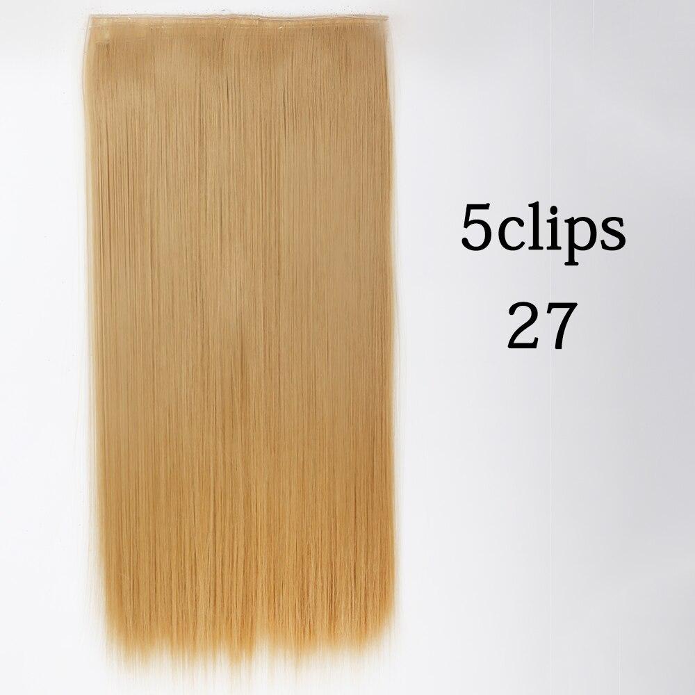 Synthetic 5 Clips Long Straight Clip In Hair Extensions One Piece 22 32 Inch Natural Blonde Hairpiece for Woman KTB 60cm
Synthetic 5 Clips Long Straight Clip In Hair Extensions One Piece 22 32 Inch Natural Blonde Hairpiece for Woman KTB 60cm