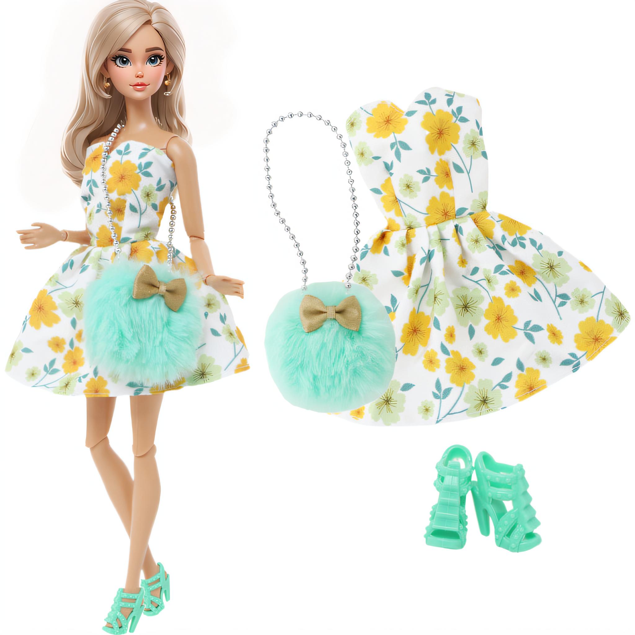 1/6 Одежда для кукол для девочек, модная одежда ручной работы с аксессуарами для куклы Барби, детский игровой домик, подарок
1/6 Одежда для кукол для девочек, модная одежда ручной работы с аксессуарами для куклы Барби, детский игровой домик, подарок