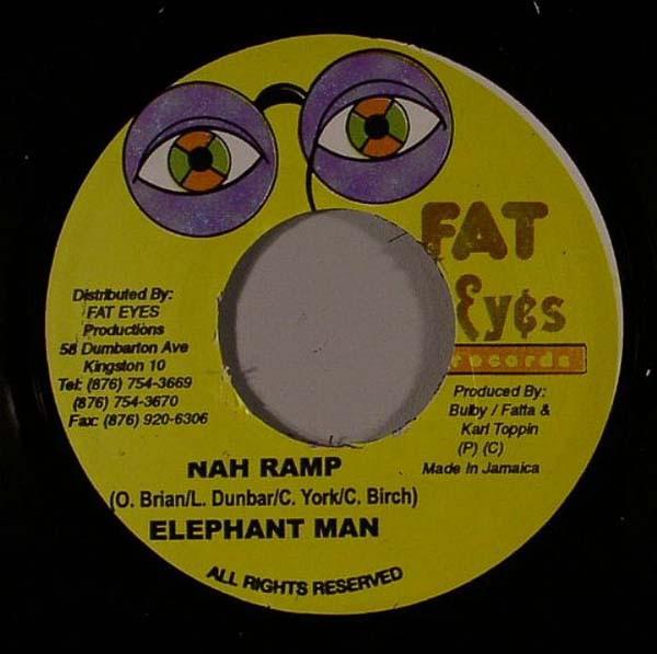 7inch Record ELEPHANT MAN / L.M.S - Nah Ramp / You R The One NONE Fat Eyes Record 2004 Jamaica Reggae, Ska & Dub Used
7inch Record ELEPHANT MAN / L.M.S - Nah Ramp / You R The One NONE Fat Eyes Record 2004 Jamaica Reggae, Ska & Dub Used