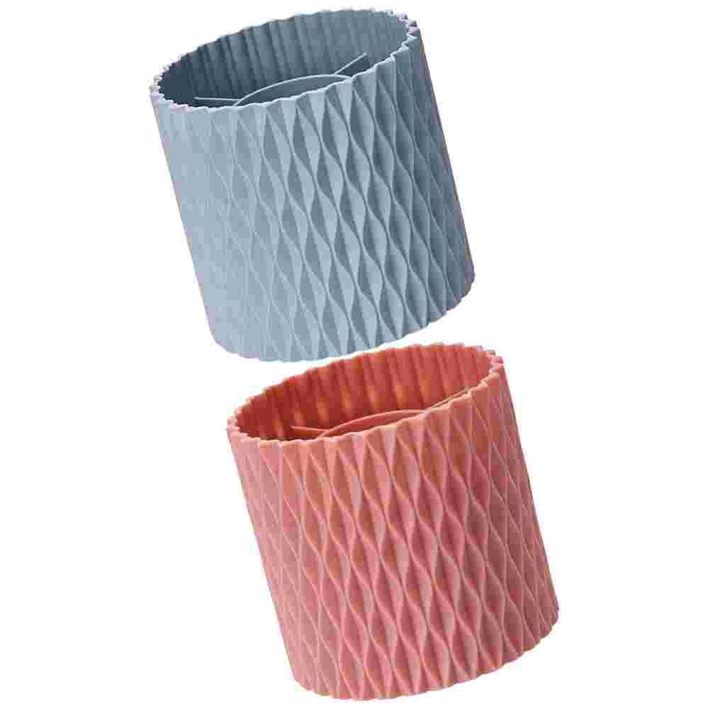 2 Pcs Wave Shaped Storage Tube Toothbrush Holder Makeup Vanity Organizer Pots Pen Rotating Bathroom Desk Toothpaste
2 Pcs Wave Shaped Storage Tube Toothbrush Holder Makeup Vanity Organizer Pots Pen Rotating Bathroom Desk Toothpaste