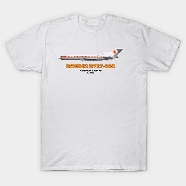 Men Black Print T-shirt Boeing B727-200 - National Airlines No-Cut Transfer Paper Print Cotton Tshirt S
Men Black Print T-shirt Boeing B727-200 - National Airlines No-Cut Transfer Paper Print Cotton Tshirt S
