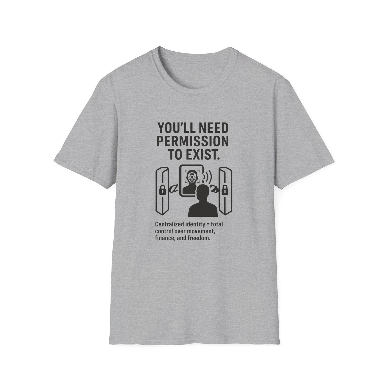 Permission to Exist T shirt, Globalist Resistance Patriotic Apparel, Censorship S
Permission to Exist T shirt, Globalist Resistance Patriotic Apparel, Censorship S