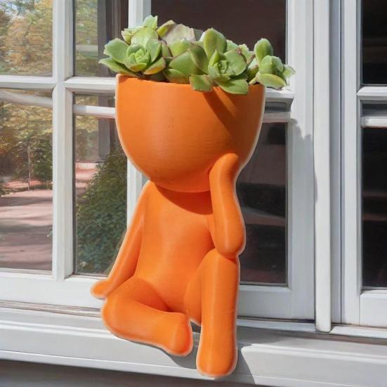 Yousheng Thinker Flower Pot Succulents Planter Creative Shape High Durability Indoor Outdoor Flower Pot Desktop Ornament зелений
Yousheng Thinker Flower Pot Succulents Planter Creative Shape High Durability Indoor Outdoor Flower Pot Desktop Ornament зелений