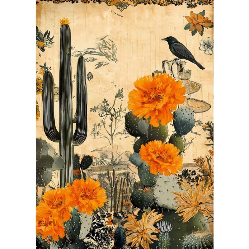 Retro Yellow Pages Landscape Desert Exotic Sky Cactus Bird Flowers Poster Canvas Painting Wall Art Pictures Home Decor 21cm×30cm NoFrame
Retro Yellow Pages Landscape Desert Exotic Sky Cactus Bird Flowers Poster Canvas Painting Wall Art Pictures Home Decor 21cm×30cm NoFrame