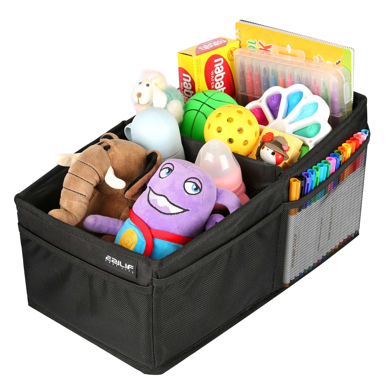 Oxford Cloth Car Rear Foldable Storage Box With 10 Mesh Pockets For Travel Toys Books Children s Seat Organizer
Oxford Cloth Car Rear Foldable Storage Box With 10 Mesh Pockets For Travel Toys Books Children s Seat Organizer
