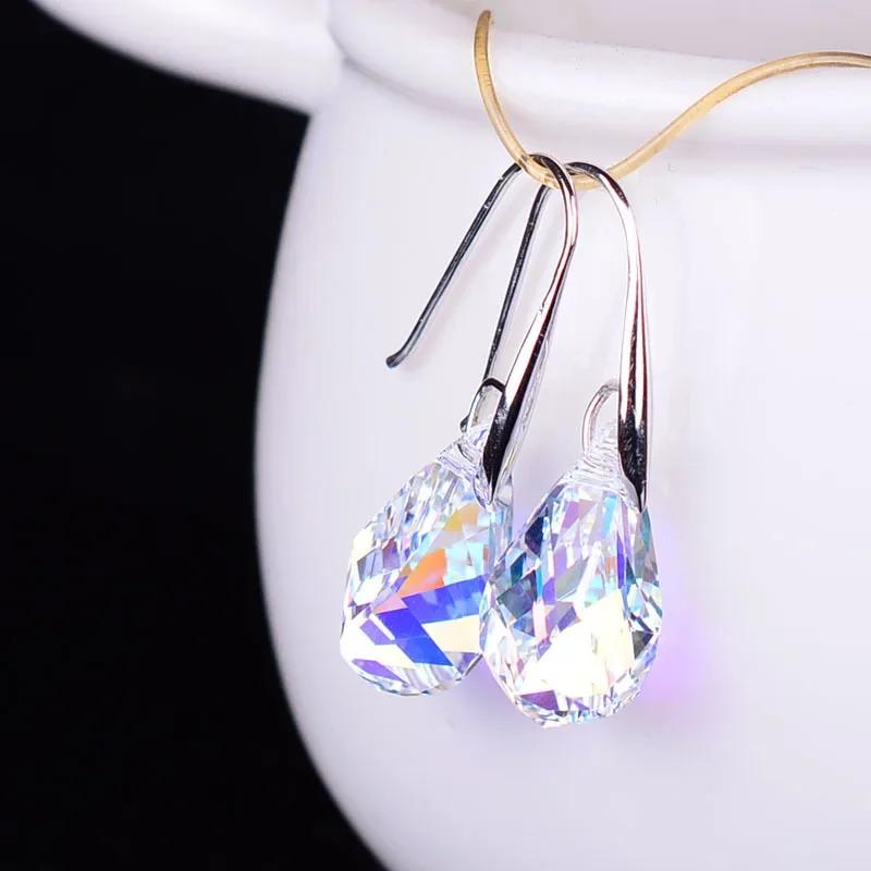 Classic Shining Colorful Crystal Drop Dangle Earrings for Women Temperament Wedding Bride Hoop Korean Earring Jewelry Accessory
Classic Shining Colorful Crystal Drop Dangle Earrings for Women Temperament Wedding Bride Hoop Korean Earring Jewelry Accessory