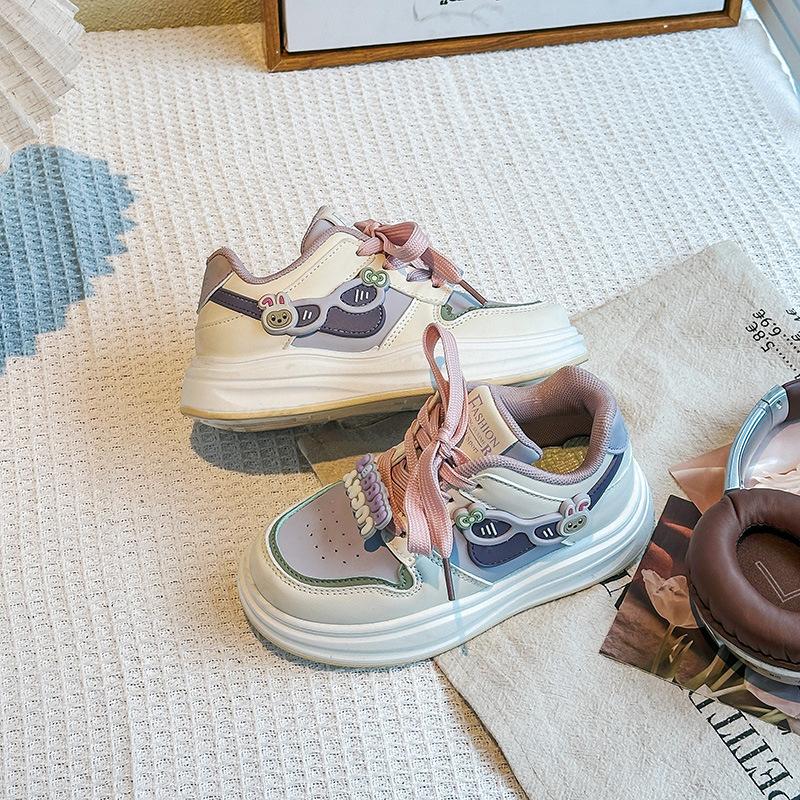 Girls sports shoes 2025 spring and autumn new fashion Korean version of casual board shoes soft sole versatile dad shoes running shoes tide 30 фиолетовый
Girls sports shoes 2025 spring and autumn new fashion Korean version of casual board shoes soft sole versatile dad shoes running shoes tide 30 фиолетовый