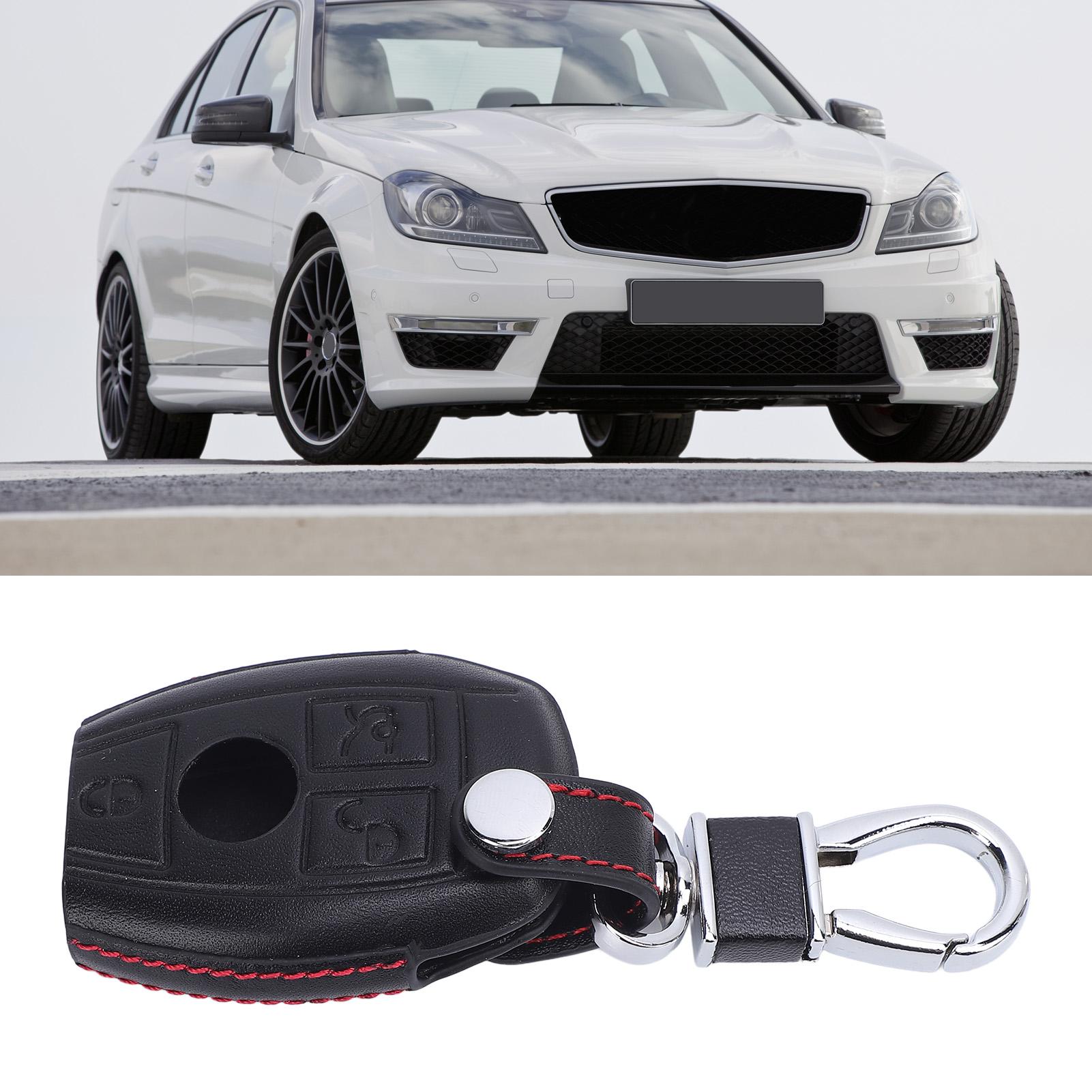 Smart Remote Key Fob Cover with Keychain PU Leather Car Key Case Shell Protector for A B C E S G M V Class
Smart Remote Key Fob Cover with Keychain PU Leather Car Key Case Shell Protector for A B C E S G M V Class
