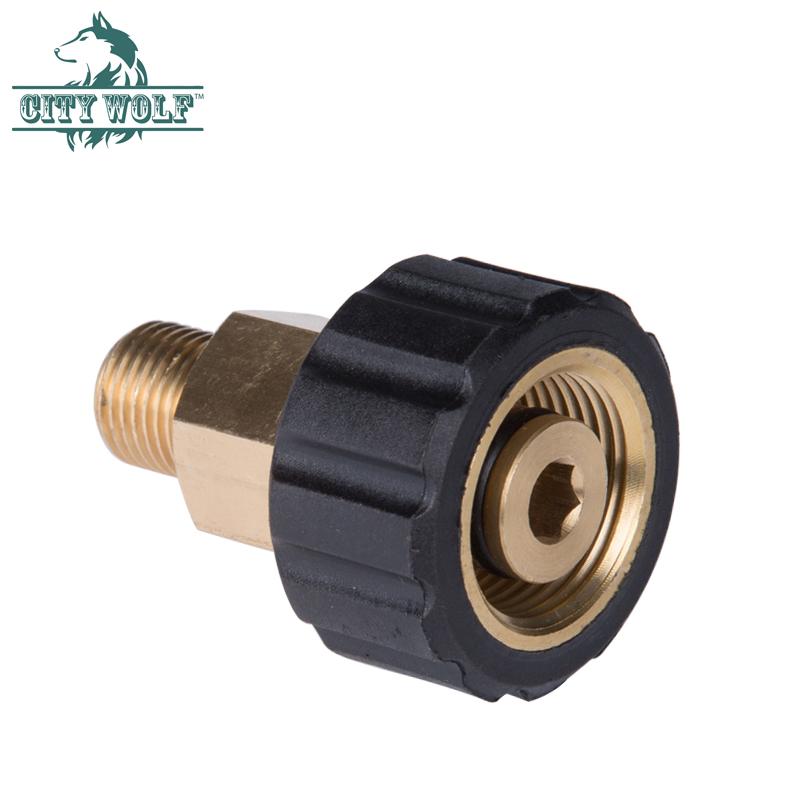 City Wolf car washer brass adaptor for snow foam lance for Karcher HDS high pressure washer free
City Wolf car washer brass adaptor for snow foam lance for Karcher HDS high pressure washer free