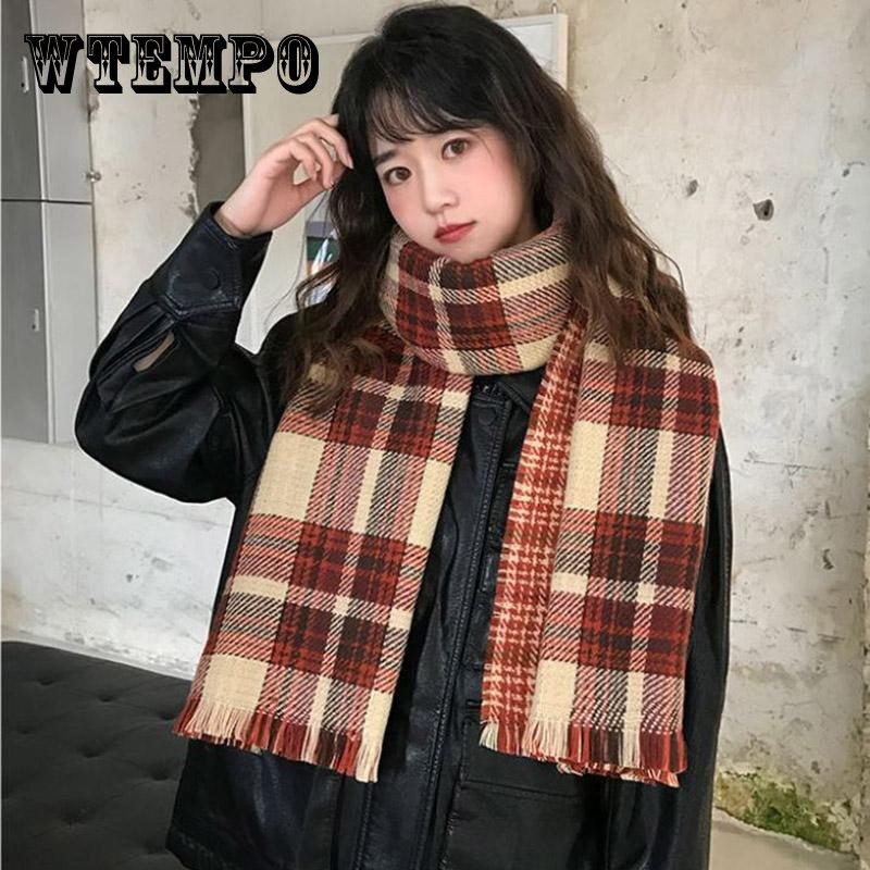 Зимний шарф из искусственного кашемира, корейский модный клетчатый шарф, женский двусторонний удлиненный толстый шарф-шаль, рождественский шарф
Зимний шарф из искусственного кашемира, корейский модный клетчатый шарф, женский двусторонний удлиненный толстый шарф-шаль, рождественский шарф